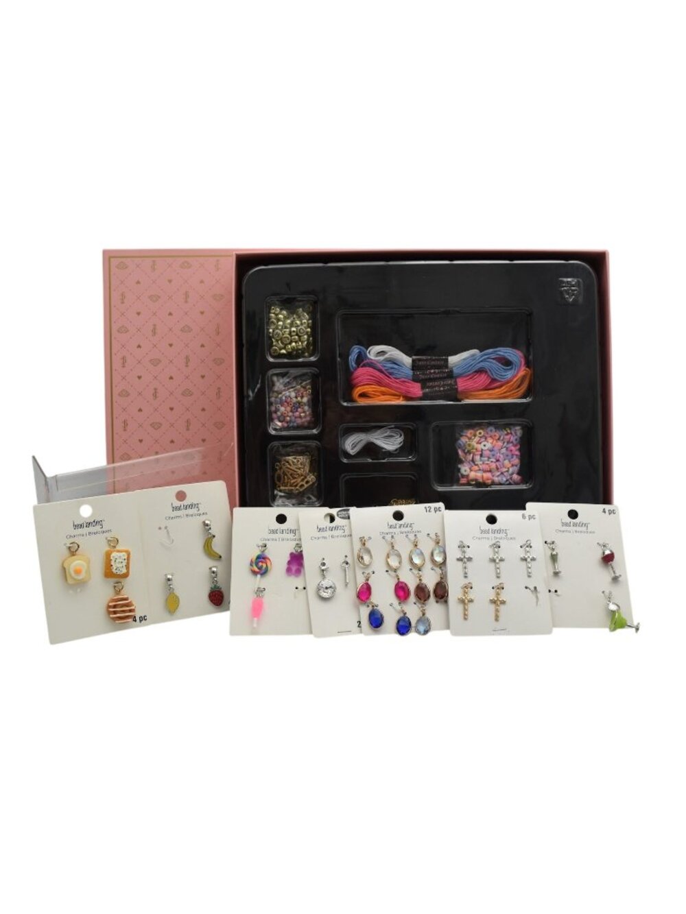 Juicy Couture Bracelet Kit Bead Landing Charms Lot Jewelry Making Craft Set